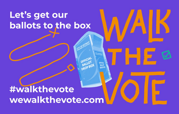 Need some fresh air? Take your vote with you and #walkthevote!