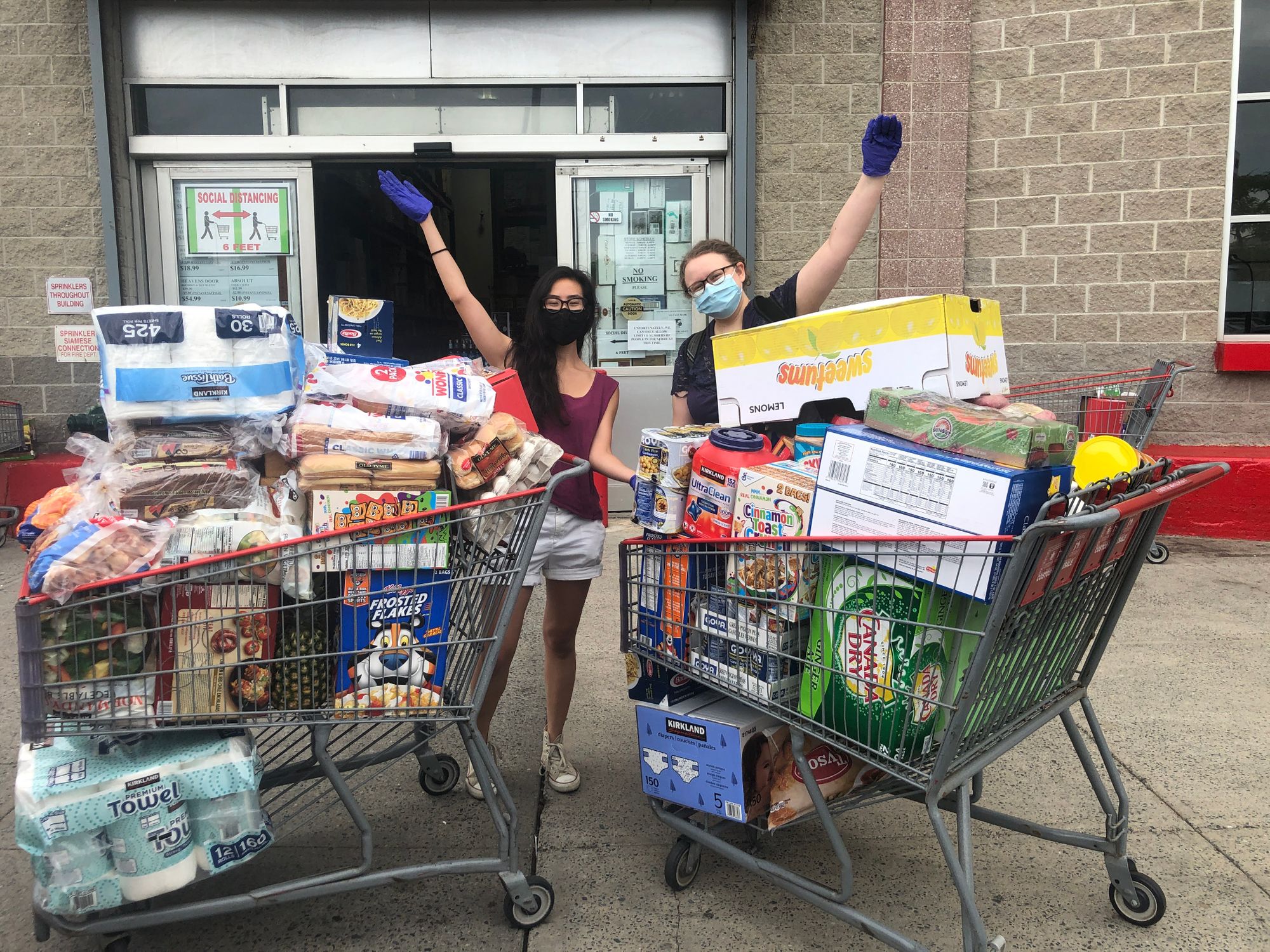 WBWMA Grocery Delivery Volunteers in Action