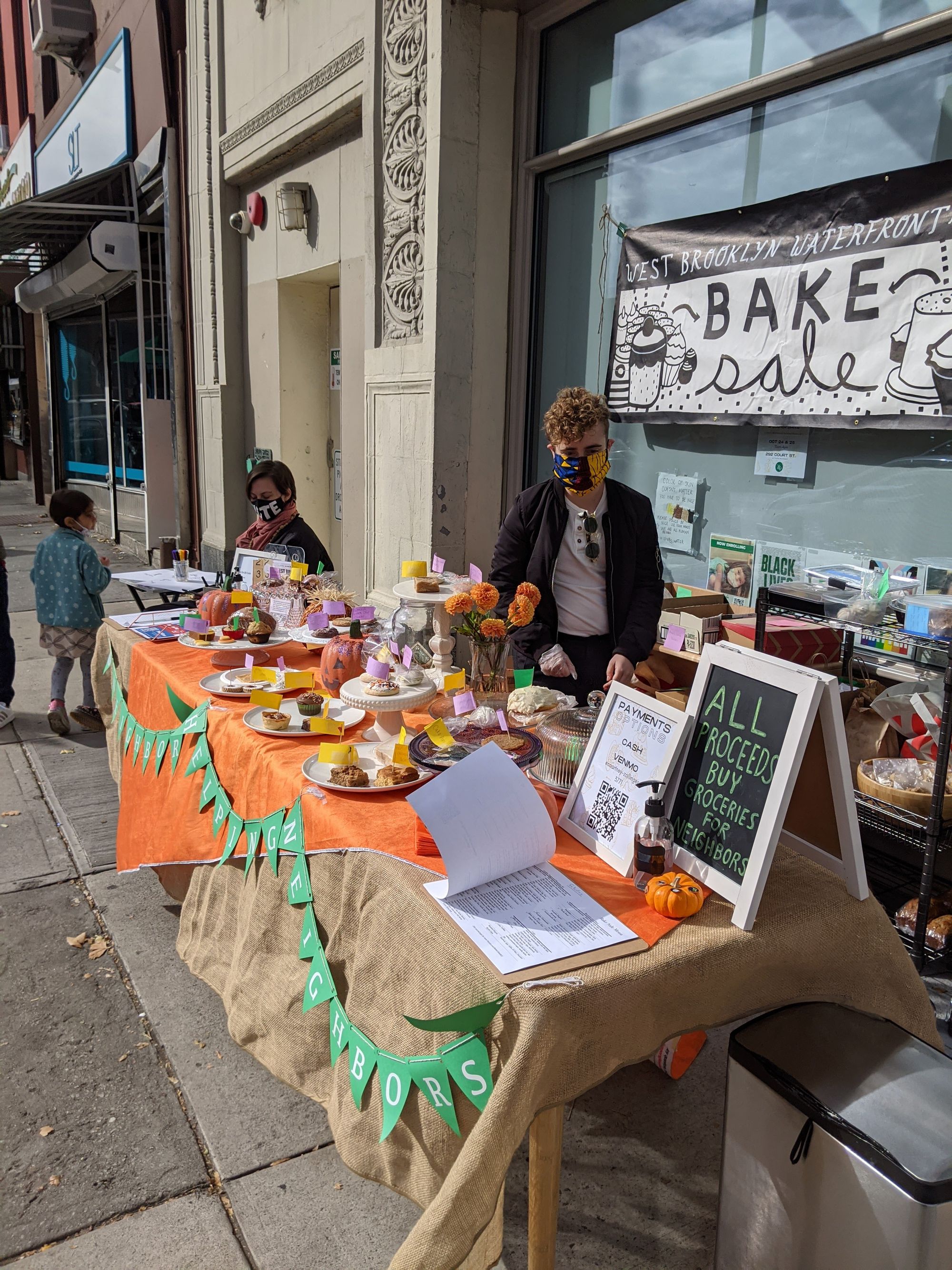 West Brooklyn Waterfront Mutual Aid's Charitable Bake Sale