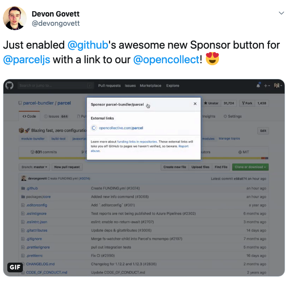 On Github Sponsors