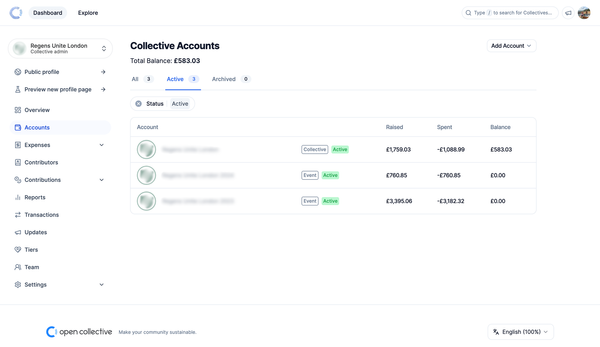 Crowdfunding Redesign: Profiles & Accounts